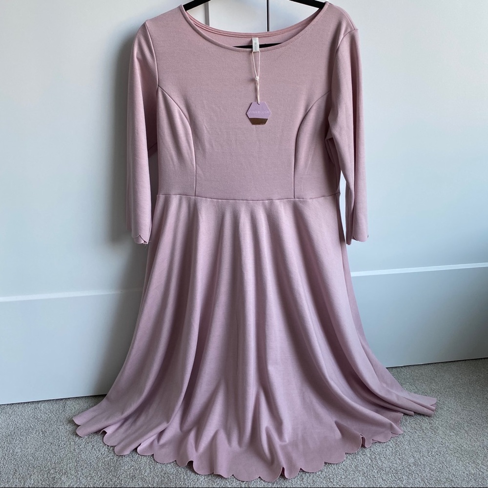 Pink blush maternity dress in Lilac bnwt